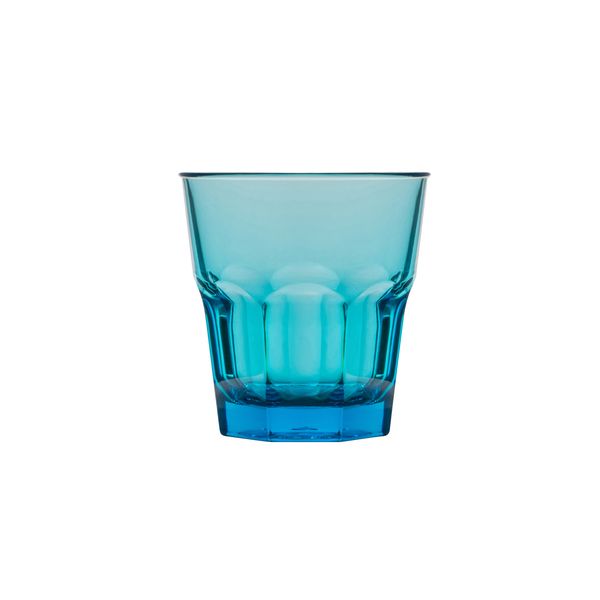 Polycarbonate Rocks Tumbler 240mL Aqua