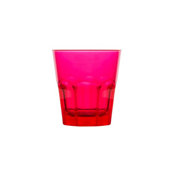 Polycarbonate Rocks Tumbler 240mL Pink