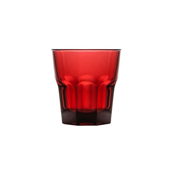 Polycarbonate Rocks Tumbler 240mL Red