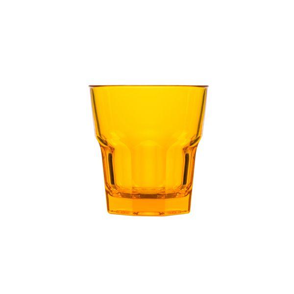 Polycarbonate Rocks Tumbler 240mL Yellow